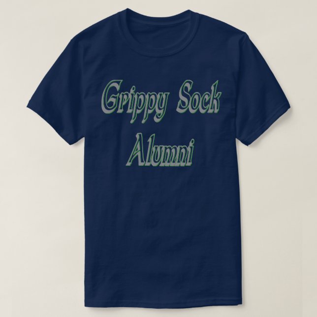 grippy sock alumni T-Shirt (Design Front)