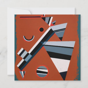 Gris by Kandinsky Abstract Painting Modern Art Card
