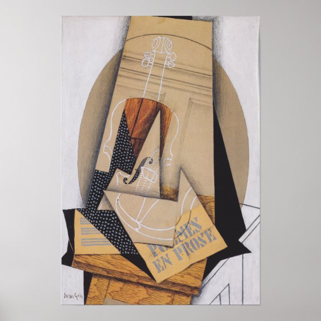 Gris - Composition With Violin Poster (Front)