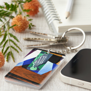 Gris - Glass on a Table Key Ring