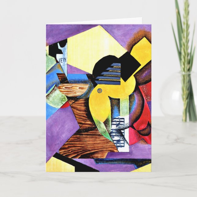 Gris - Guitar, 1913 Card (Front)