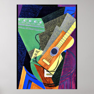 Gris - Guitar on a Table Poster