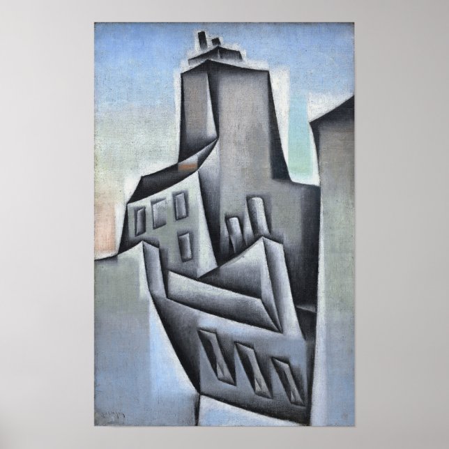 Gris - Houses In Paris 1911 Poster (Front)