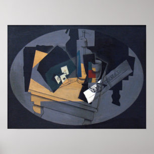 Gris - Playing Cards And Siphon 1916 Poster