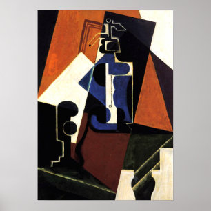 Gris - Seltzer Bottle and Glass Poster