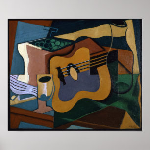 Gris - Still Life With Guitar Poster