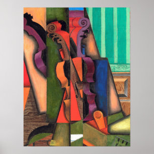 Gris - Violin And Guitar Poster