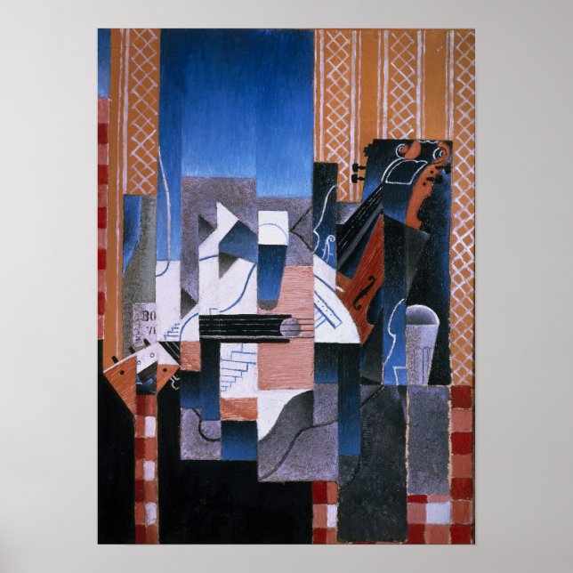 Gris - Violin And Guitar Poster (Front)