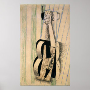 Gris - Violin Hanging On A Wall Poster
