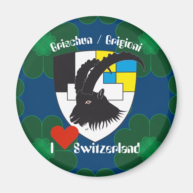 Grischun Svizra Magnet (Front)