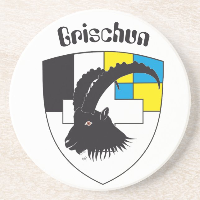 Grischun Svizra Untersetzer Coaster (Front)