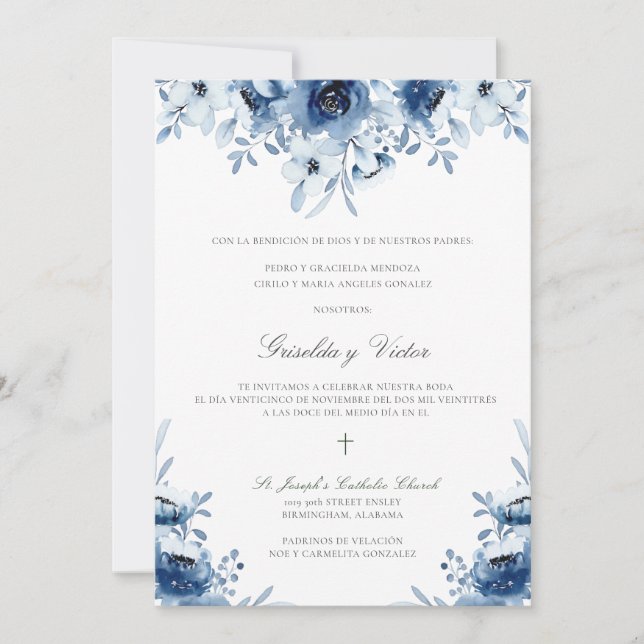 GRISELDA Wedding Invitation 2a (Front)