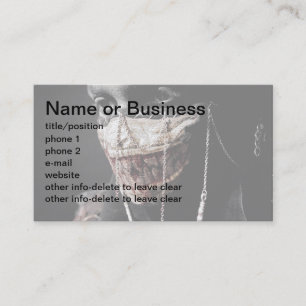 Grisly Retrospection Business Card