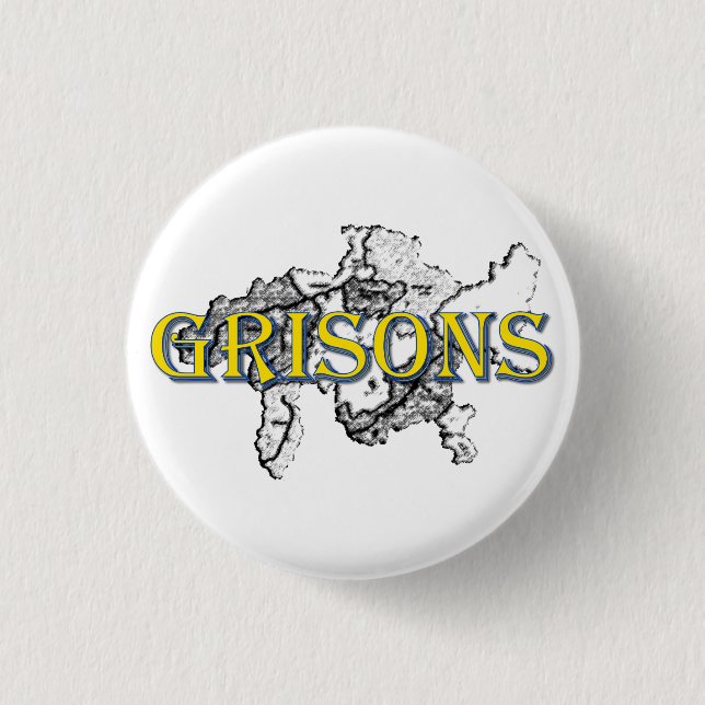 Grisons 3 Cm Round Badge (Front)