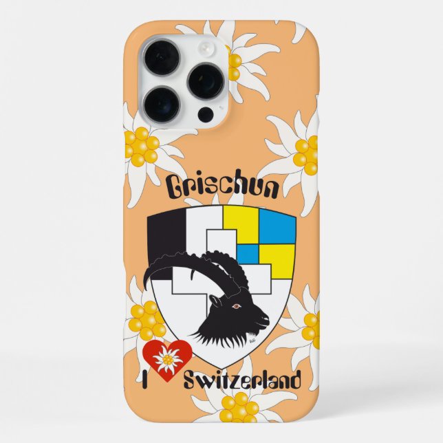Grisons Grischun Grigioni iPhone Cases (Back)