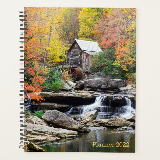 Grist Mill at Glade Creek Scenic West Virginia Planner (Front)