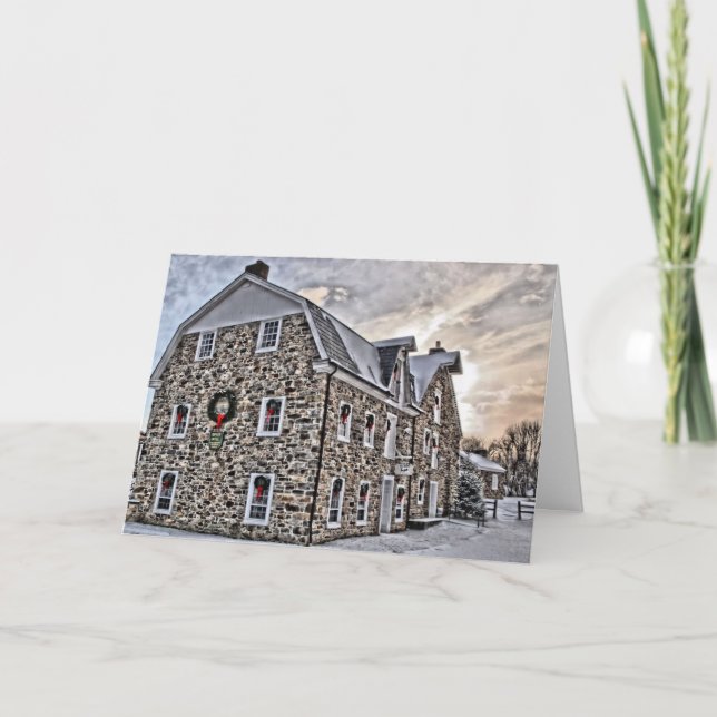 Grist Mill Christmas Card (Front)