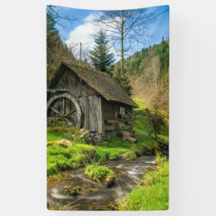 Grist Mill in the Black Forest Banner