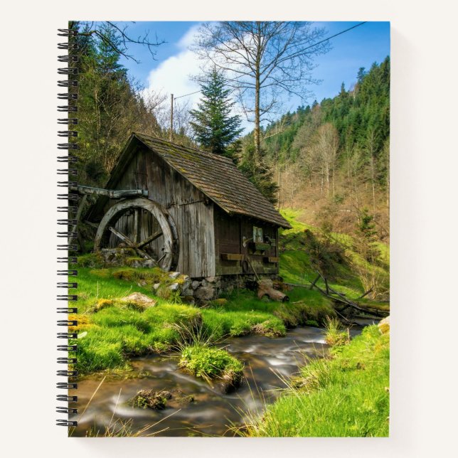 Grist Mill in the Black Forest Notebook (Front)
