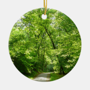 Grist Mill Trail I Ceramic Tree Decoration