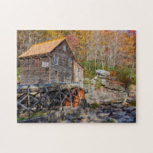 Grist Mill Virginia. Jigsaw Puzzle