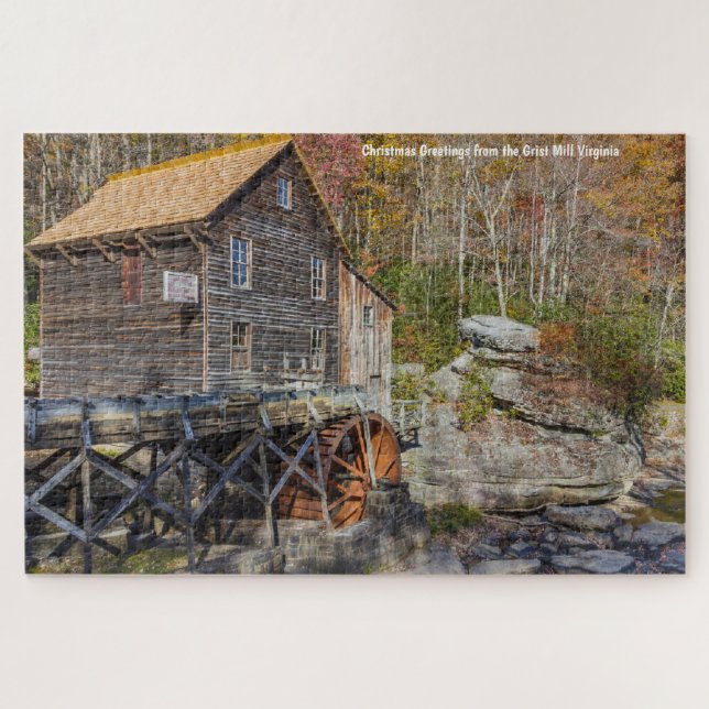 Grist Mill Virginia Jigsaw Puzzle (Horizontal)