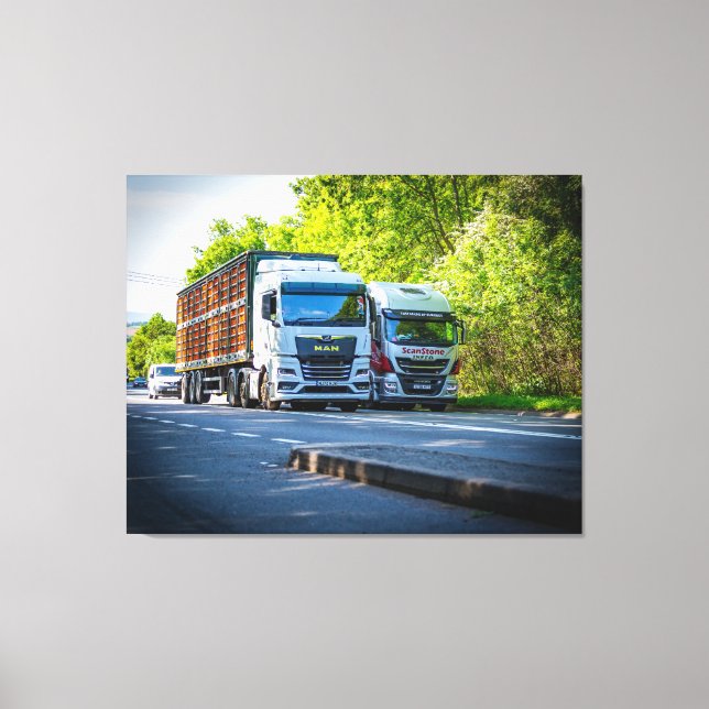 Grit and Growth on the A49 Canvas Print (Front)