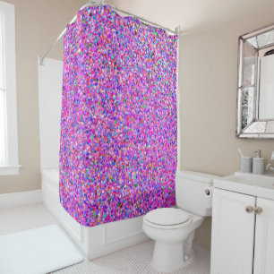Grit Glitter Fashion Multicolor Painting #3 Shower Curtain