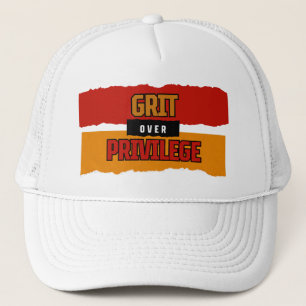 Grit Over Privilege™ Crown the Climb Not Handouts Trucker Hat