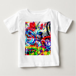 Gritty Crazy Graffiti Baby T-Shirt