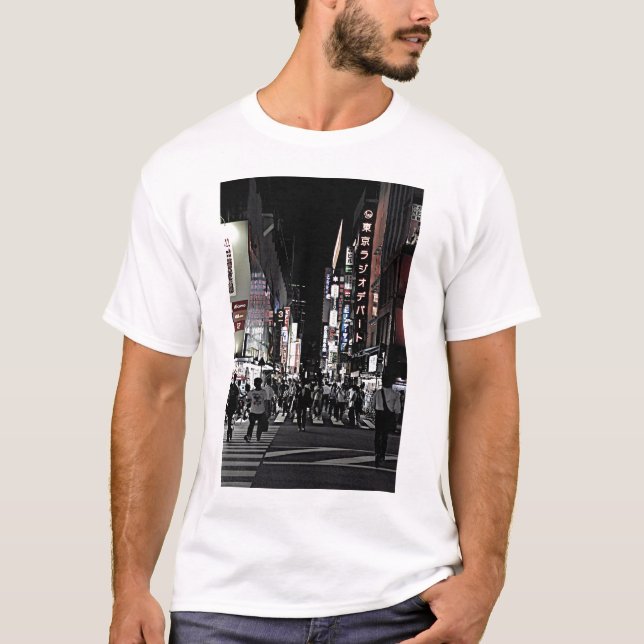 Gritty Downtown Tokyo T-Shirt (Front)