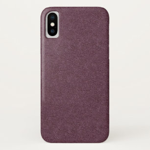 Gritty Glittery Dark Purple iPhone X Case