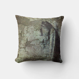 Gritty Grunge Cement Textured Style Cushion