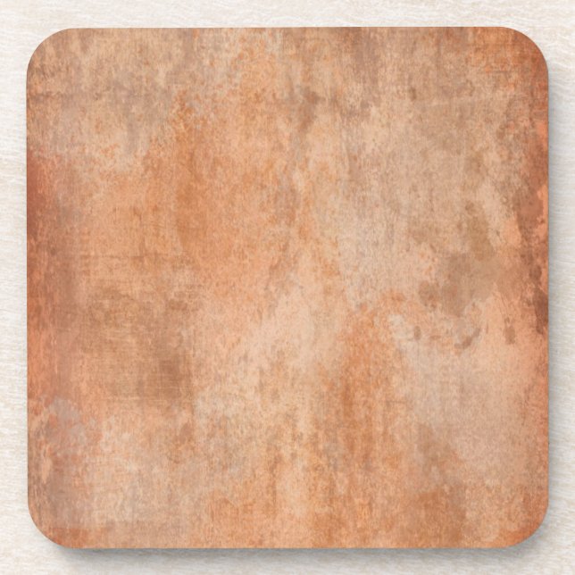 Gritty Orange Coaster (Front)