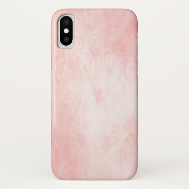 Gritty Pastel Pink Watercolor Case-Mate iPhone Case (Back)