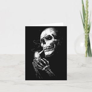 Gritty Skeleton Lighting Smoke Card