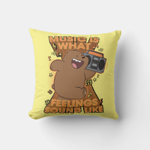 Grizz - Music is What Feelings Sound Like Cushion