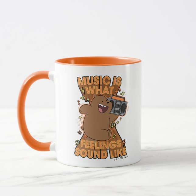 Grizz - Music is What Feelings Sound Like Mug (Left)