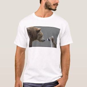 Grizzle Bear Meets Racoon T-Shirt