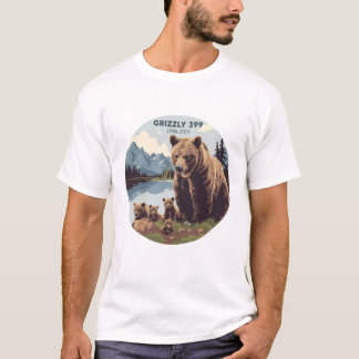 Grizzly 399 In Memory of Bear 399 Mama Forever Que T-Shirt