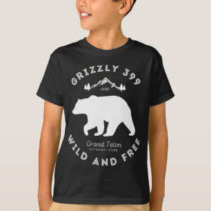 Grizzly 399 Wild & Free Grand Teton National Park T-Shirt