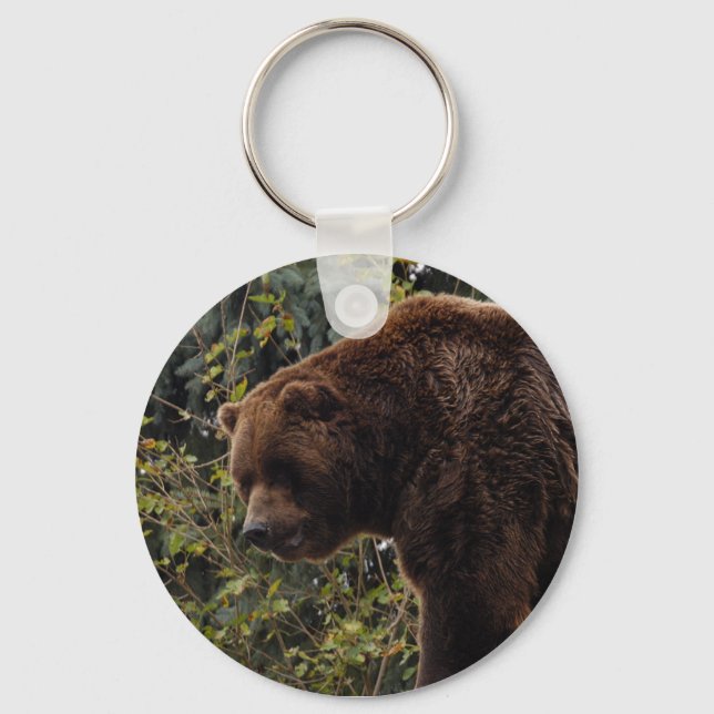 grizzly-bear-009 key ring (Front)