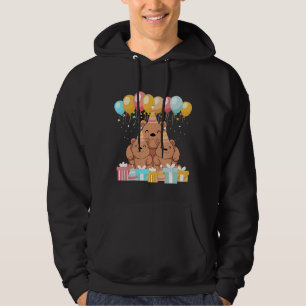 Grizzly Bear Animal Family Kids Birthday Party Cut Hoodie