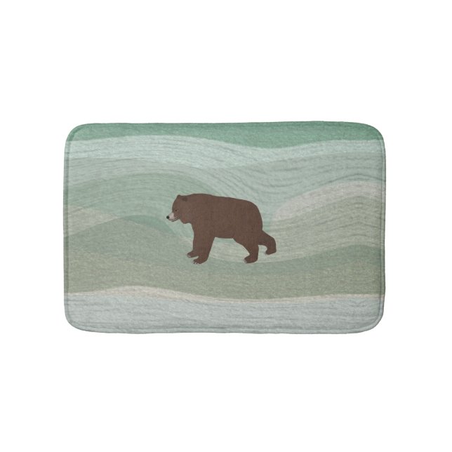 Grizzly Bear Bath Mat (Front)
