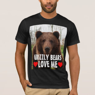 GRIZZLY BEAR BEARS LOVE ME T-SHIRTS