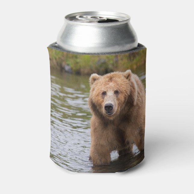 Grizzly Bear Can Cooler (Can Back)