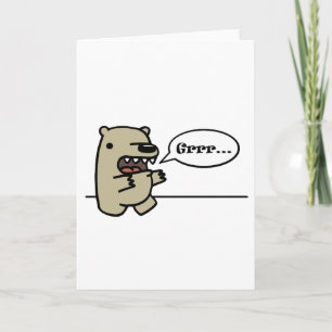 Grizzly Bear Card
