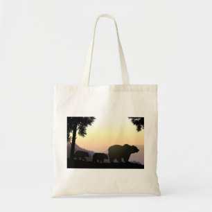 Grizzly Bear family Tote Bag