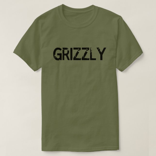 GRIZZLY BEAR GAY PRIDE SHIRT FUZZY OTTER (Design Front)