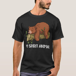 Grizzly Bear Gift Men My Spirit Animal Grizzly T-Shirt
